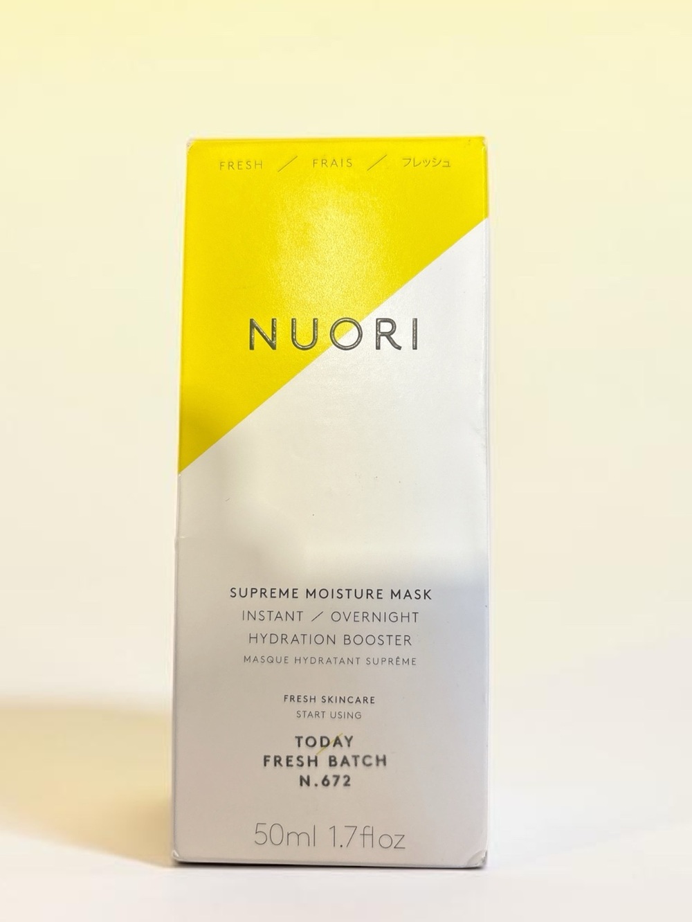Nuori Supreme Moisture Mask 50ml/1.7 fl oz NIB MSRP $85